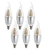6pcs 5 W LED Candle Lights 500 lm E14 CA35 35 LED Beads SMD 2835 Decorative Warm White White 220-240 V 110-130 V / 6 pcs / RoHS