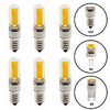 6pcs 6 W LED Bi-pin Lights 600 lm E14 G9 G4 T 1 LED Beads COB Dimmable Warm White White 220-240 V 110-120 V