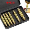 6pcs Damaged Screw Extractor Drill Bit Set Easily Take Out Broken Screw Bolt Remover Stripped Screws Extractor Demolition Tools