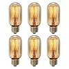 6pcs Dimmable T45 40W E27 Warm White Color Decorative Retro Incandescent Vintage Edison Light Bulbs AC220-240V miniinthebox