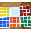 6pcs Durable Stickers Set for 3x3x3 Magic Cube