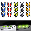 6PCS/Set Car Truck Sticker Reflective Strips Night Safety Warning Reflector Tape Anti-collision Decorative Stickers Car Styling