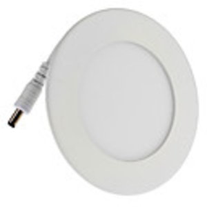 6W 390-490LM 6500K Natural White Light Round LED Ceiling Bulb (85-265V)