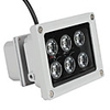6x1W 540LM 6000-6500K White Light Flood Lamp LED Bulb (12V)
