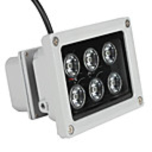 6x1W 540LM 6000-6500K White Light Flood Lamp LED Bulb (12V)