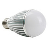 7 1W E27 630LM 5000K 7-LED White Light Bulb (85-265V)