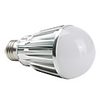 7 1W E27 630LM 5000K 7-LED White Light Bulb (85-265V)