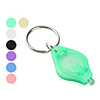 7-color Changing LED Flashlight Keychain 22000mcd (10-pack)
