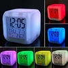 7 Color LED Change Digital Glowing Alarm Clock Night Light for Bedroom Child