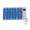 7-Day Pill Box Cabinet Daily Reminder Alarm Timer LCD (CEG8100)