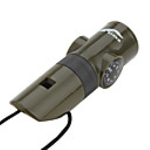 7-in-1 Multifunctional Whistle with Compass,  Thermo Meter and LED Light