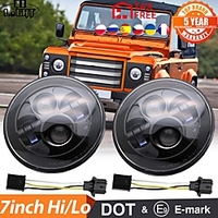 7 Inch LED Headlight H4-H13 Hi-Low Beam DRL LED Headlamps For Lada 4x4 Urban Niva Offroad Motorcycle 12V 24V 2Pcs