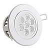 7-LED 630Lm Cool White Light Ceiling Down Bulb (85-265V, 7W)
