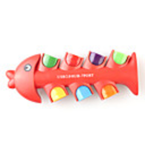 7-Port Fish Style USB 2.0 Hub (Red)