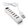 7 Port USB 2.0 HUB with Switch High Speed Transfer Rate: 480Mbps