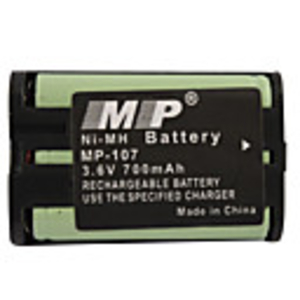 700mAh 3.6V Cordless Phone Replacement Ni-MH Battery MP-107 (2 x AA)