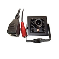 720P 1.0MP Onvif CCTV IP Camera HI3518E IR Night Vision 1/4 H62 CMOS Mini 940nm 10pcs Leds