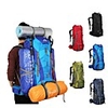 75 L Hiking Backpack Rucksack Lightweight Breathable Rain Waterproof Professional Outdoor Hiking Camping Travel Nylon Red Green Blue / Wear Resistance