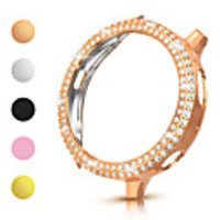 7Colors Fashion Two Rows Diamond PC Bumper for Samsung Galaxy Watch Active 2 Case 40mm 44mm Active2 Women Bling Thin Cover Accessories