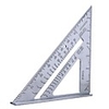 7inch Aluminum Alloy Measuring Ruler Speed Square Roofing Triangle Angle Protractor Trammel Measuring Tools For Carpenter Gauges