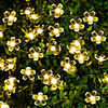7m String Lights 50 LEDs 1 set Warm White White Solar Decorative Solar Powered