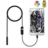 7mm Endoscope Camera Flexible IP67 Waterproof Micro USB Inspection Borescope Camera for Android PC Notebook 6LEDs Adjustable