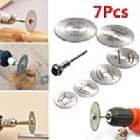 7pcs HSS Circular Saw Blade Set For Dremel Rotary Tool wood plastic pvc cut off cutting