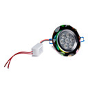 7x1W 560-600LM 6000-6500K Natural White Light Colorful Crystal LED Ceiling Bulb (85-265V)