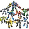 8 In 1 Building Blocks Educational Toy Construction Set Toys 739 pcs Robot compatible A Grade ABS Plastic Legoing Transformable Creative Boys