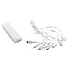 8-In-1 Portable AA USB Battery Charger (White)