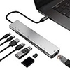 8 in 1 Type-C HUB to HDMI USB3.0 RJ45 10/100M LAN PD TF Memory Card Converter Adapter for WIN/IOS