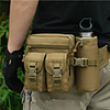 8 L Fanny Pack Hiking Waist Bag Military Tactical Backpack Multifunctional Quick Dry Wear Resistance Outdoor Hiking Camping Nylon Black ACU Color Army Green
