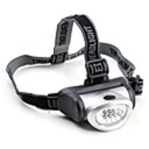 8-LED Headlamp Powered by 3 x AAA Batteries (80LM)