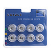 8-LED Vehicle Waterproof Decoration/Signal Lamp Bulbs (12V White)