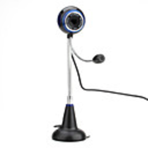 8 Megapixel Desktop USB 2.0 Webcam with Microphone (Black)