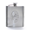 8 Oz Zodiac hip Polished Stainless Steel Flask-Saggitarius