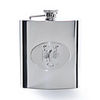 8 Oz Zodiac hip Polished Stainless Steel Flask-Scorpio