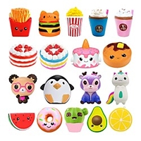 8 pcs Jumbo Kawaii Popcorn Fries Panda Squishy Cake Deer Milk Squeeze Toys Slow Rising Cream Scented Antistress Child Boy Girl Baby Toys miniinthebox
