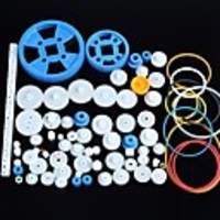 80 Kinds of Plastic Gear Motor Gear Gearbox Package Robot Accessories Kit