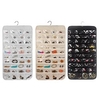 80 Pockets Double Sided Hanging Jewelry Display Organizer Storage Bag Non-woven Foldable Ring Necklace Bracelet Pouch miniinthebox