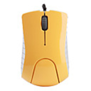 800 DPI Mini Streamline Design Retractable Cable Optical Mouse (Assorted Colors)