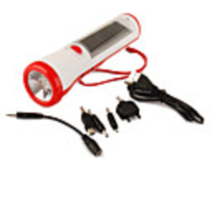800mAh Solar Charger for Cellphones with LED Flashlight