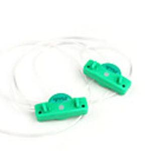 80cm Novelty Waterproof LED Flashing Shoelace - Pair (Green)
