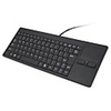 82 Keys USB Wired Keyboard with Touchpad and Hub Port Ultra Slim Keyboard for Laptop and Desktop Home Office Keyboard