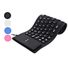 85 Key Flexible QWERTY USB Keyboard (Waterproof,  Assorted Colors)