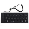 85 Keys Silicon Keyboard Black