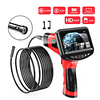 8.5 mm endoscope high definition camera auto repair engine industrial pipe hand-held 4.3-inch one-screen dual-lens electronic air conditioning channel hard wire 5m with 32G TF card