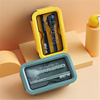 850ml Office Workers and Students Can Microwave The Japanese-style Bento Box Divided Into Compartments With Lunch Boxes