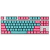 87 Keys PBT Miami Double Color Backlight Keycap Universal Column For Ikbc Cherry MX Annie Mechanical Keyboards