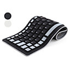 88 Key Flexible QWERTY USB Keyboard (Waterproof,  Assorted Colors)